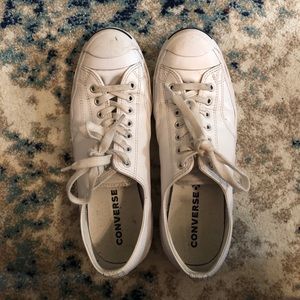 White Leather Converse